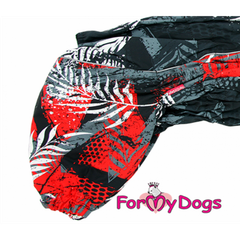 Зимовий комбінезон для великих собак "Гілочки" чорний D2 For My Dogs 000355459