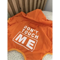 Без бренда Дощовик для собак з написом DON'T TOUCH ME, водонепроникний комбінезон з капюшоном 2 Multibrand (zoo0006372)