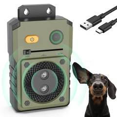 Bark Ультразвуковий пристрій від гавкоту собак BubbaCare — автономний, USB зарядка, для вулиці та двору