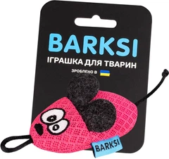 Іграшка для котів Barksi Мишка з дзвіночком 8 х 4 см Рожева (3431) (2007033059577)