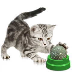 Без бренду Іграшка кулька лизун для кота Котяча м'ята Green