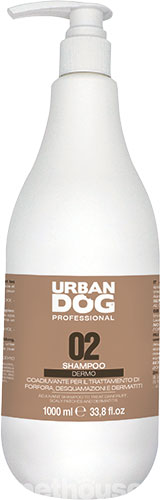 Urban Dog 02 Dermo Shampoo Шампунь для собак при лупі, лущенні шкіри та дерматиті