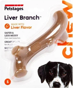 Іграшка для собак Petstages Liver Branch гілка з ароматом печінки середня