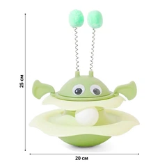 Іграшка Taotaopets 014435 Green для кота інтелектуальна Неваляшка