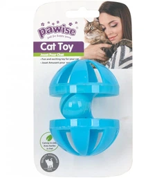 Без бренда Игрушка для кошек Pawise Cat plastic wheel w/ball 9 см