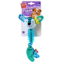 Іграшка для собак GiGwi Suppa Puppa Заєць з пискавкою, текстиль / гума, 15 см (75027)