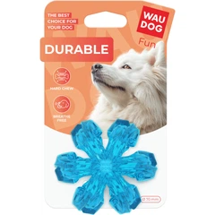 Іграшка для собак WAUDOG Fun Durable Дихаючий м'яч, термопластична гума, 70 мм, блакитний