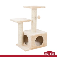 Дряпка-комплекс для котів Trixie 43771 Valencia з іграшкою на мотузці сизаль/плюш бежева 44х33х71 см (TX-43771) 4011905437712