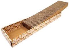 Когтеточка з котячою м'ятою з гофрокартону Croci Homedecor Texture Dimensions 48*12,5*5 см