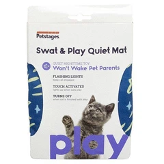 Іграшка для котів Petstages Ігровий килимок, що світиться, блакитний, 26.5×42 см