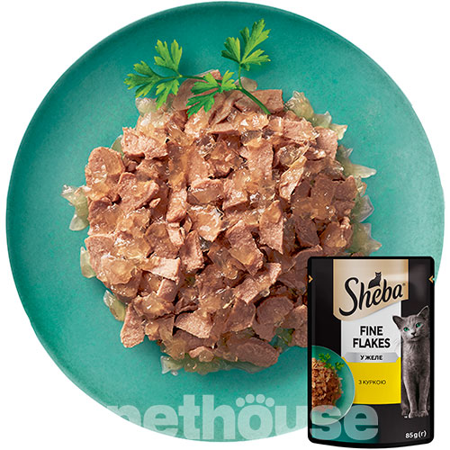 Sheba Fine Flakes з куркою у желе