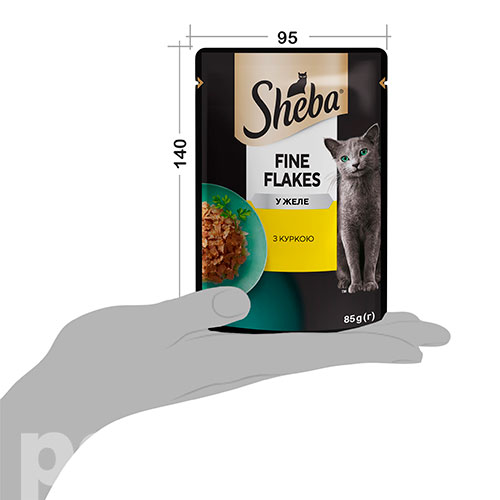 Sheba Fine Flakes з куркою у желе