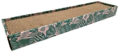 Когтеточка з котячою м'ятою з гофрокартону Croci Homedecor Texture Leaves 48*12,5*5 см