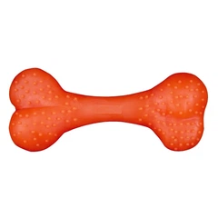 Ароматизована іграшка для собак AnimAll Fun Bone, 12 см, помаранчевий