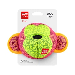 Іграшка для собак WAUDOG Fun Мавпа 16х10 см Рожевий (25881164)