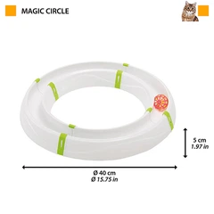 Ferplast MAGIC CIRCLE Іграшка-трек для котів, пластик