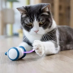 Інтерактивна іграшка для котів Cheerble Wicked Mouse C0821 (Біло-синій)