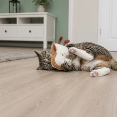 Іграшка Trixie для котів Тост XXL з шелестом плюш з котячою м'ятою кремовий/коричневий 18 см
