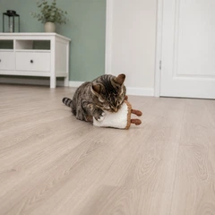 Іграшка Trixie для котів Тост XXL з шелестом плюш з котячою м'ятою кремовий/коричневий 18 см