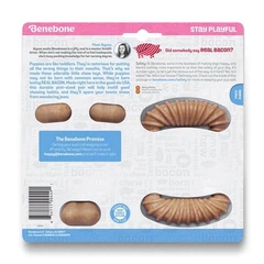 Іграшка для собак Benebone Puppy Dental Dog Chew Toy, 2-Pack, Bacon, Tiny