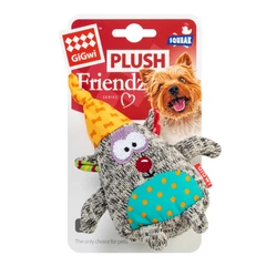 Іграшка для собак ведмідь з пискавкою GiGwi Plush 10 см