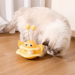 Іграшка Taotaopets 014435 Yellow для кота інтелектуальна Неваляшка