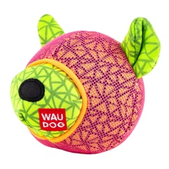 GiGwi Іграшка для собак WAUDOG Fun, "Ведмідь", Ш 12 см, Д 11 см рожевий