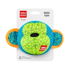 Іграшка для собак WAUDOG Fun, "Мавпа", Ш 16 см, Дл 10 см синій