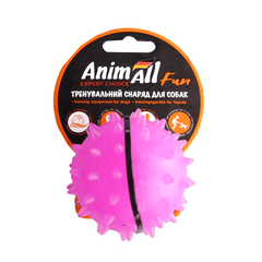 AnimAll Іграшка для собак АнімАлл Фан м'яч каштан 7 см, фіолетовий