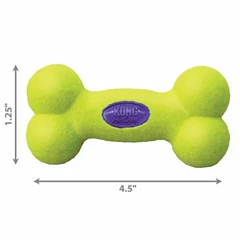Іграшка Kong AirDog Squeaker Bone повітряна кістка для собак малих порід, S