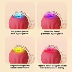 Digital Автоматичний інтерактивний м'яч AND LY-1253 для котів з підсвічуванням