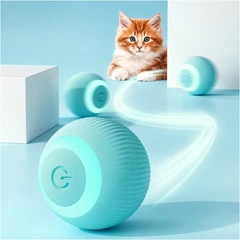 Розумний м'ячик для тварин PetGravity з хаотичним рухом Бірюзовий
