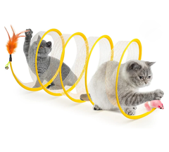 Без бренду Ігровий тунель інтерактивна іграшка для кошенят Cat Tunnel Tube