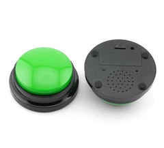 Без бренду Звукова кнопка для собак та котів Pet Button з голосовою командою Зелений 9×4.5 см