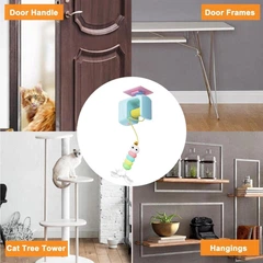 Без бренда Іграшка для котів на присосці pet toy ball 1490 ∙ інтерактивна іграшка pet toy ball 1490 для котів з автоматич