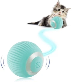 Без бренду Інтерактивний м’яч PetGravity для котів з автоматичним рухом, датчиком дотику та 2 режимами
