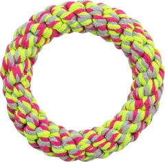 Іграшка для собак Trixie Denta Fun Rope Ring канат кільце 14 см (TX-32655)