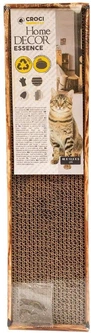 Когтеточка з котячою м'ятою з гофрокартону Croci Homedecor Essence 48*12,5*5 см (горіх)