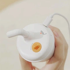 Розумна іграшка лазер для котів PawsAura W-01 (300 мАг, USB Type-C, 3 режими, відсік для м'яти, режим очікування, бежева)