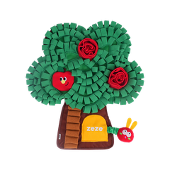 Килимок для приховування та нюхання корму для собак ZEZE Apple Tree, саморозважальне полегшення нудьги, килимок для нюхання, виявлення витоків їжі, міцна жувальна іграшка для цуценят, розвивальна ігра