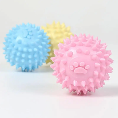 Derby Іграшка-м'яч для чищення зубів собак Spiky Dog Toy Ball, Рожевий