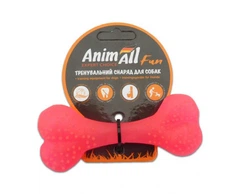 Іграшка AnimAll Fun кістка 88123, коралова, 15 см