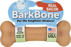 Pet Qwerks Toys Жувальна кістка для собак Pet Qwerks Real Bacon Infused BarkBone з ароматом бекону, Large