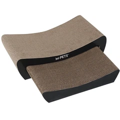 M Pets Kansas Scratch Board- Картонна кігтеточка-лежак Канзас для котів M-Pets 45х24х12 см (6953182744306)