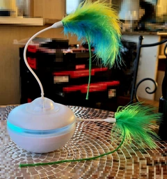 Без бренда Інтерактивна автоматична іграшка для кішок Smart Cat Toy з пір'ям
