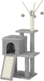 Дряпка, будиночок для кота FEANDREA PCT143W01V1 світло-сіра 42x32x118 см