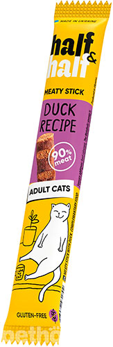 Half&Half Adult Cats М'ясна паличка з качкою для котів