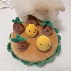 Derby М'яка іграшка для нюхання та гри в хованки для собак Sweet Potato Hide and Seek Plush Dog Toy