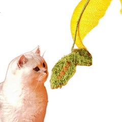 Когтеточка для котів ZEZE, дряпалка для котів, іграшка для котів, рама для лазіння для котів, вертикальна точилка для кігтів з джутовою мотузкою та кулькою, що не линяє