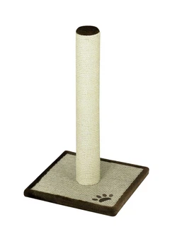 Кігтеточка для кота стовпчик з драпалкою Classic II Nobby Бежевий XS 36 х 36 х 60 х Ø 9 см